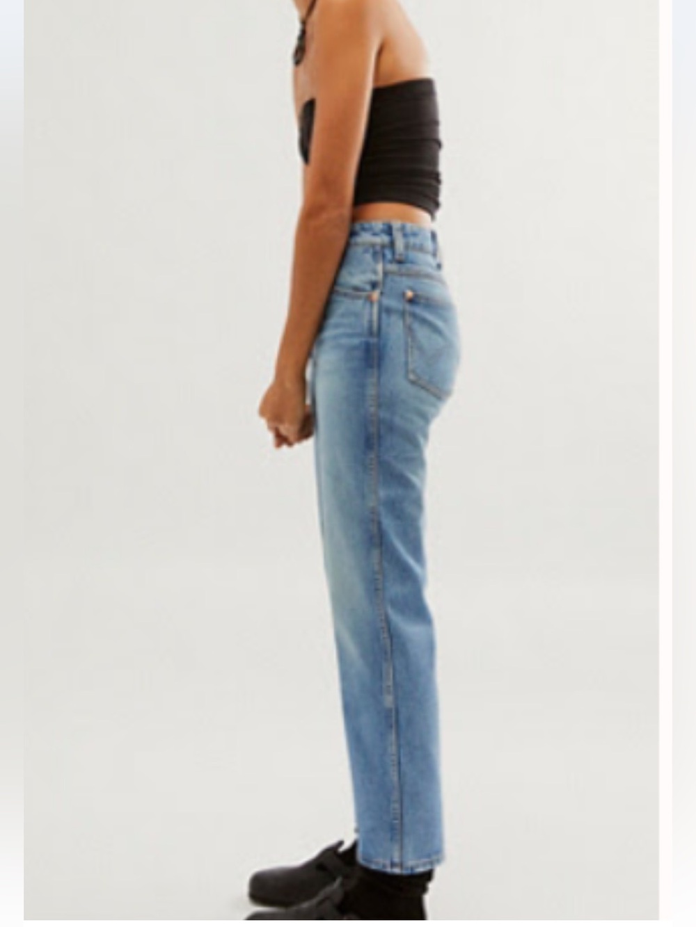 Free people Wrangler Wild West Straight Leg Jeans